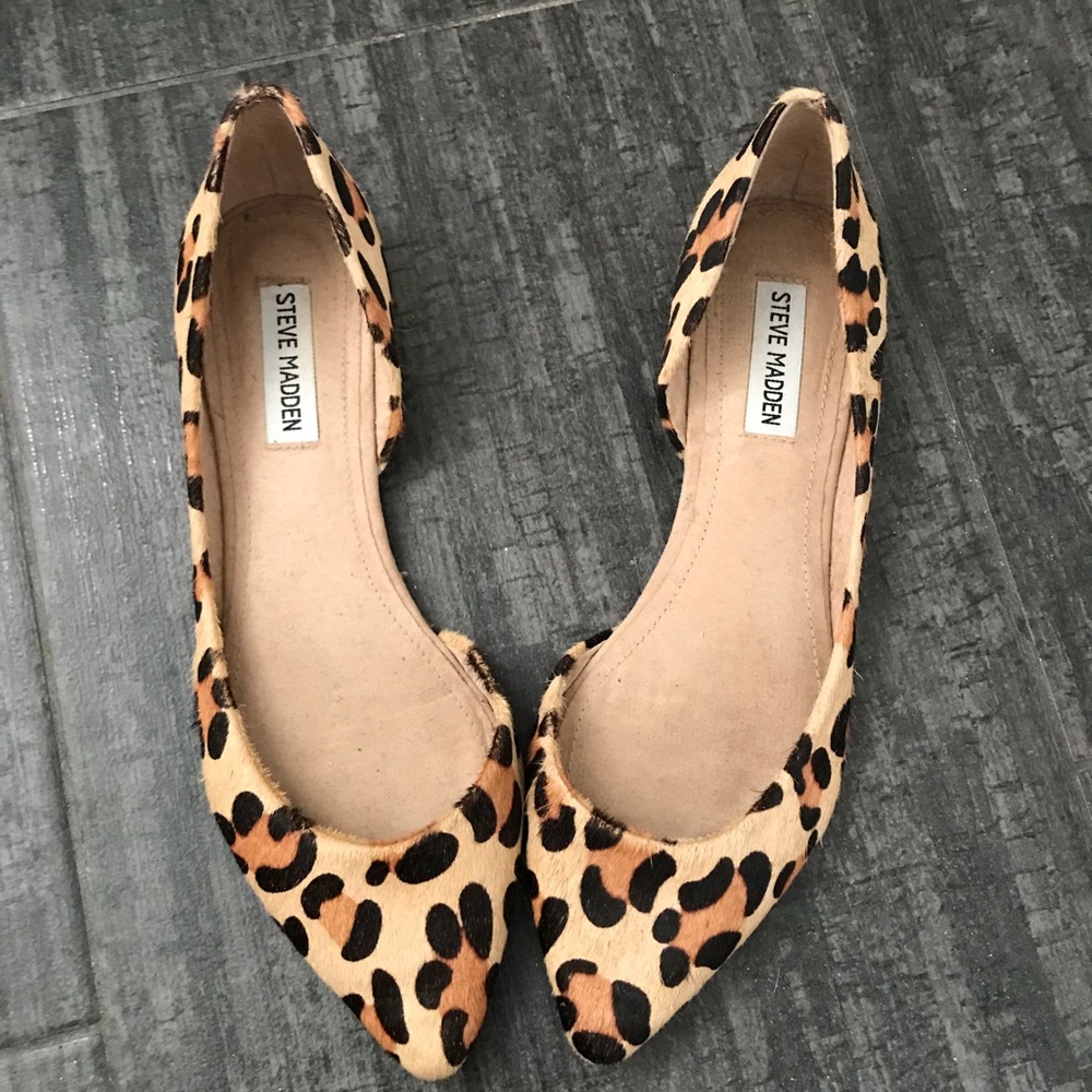 Steve Madden Leopard Flats